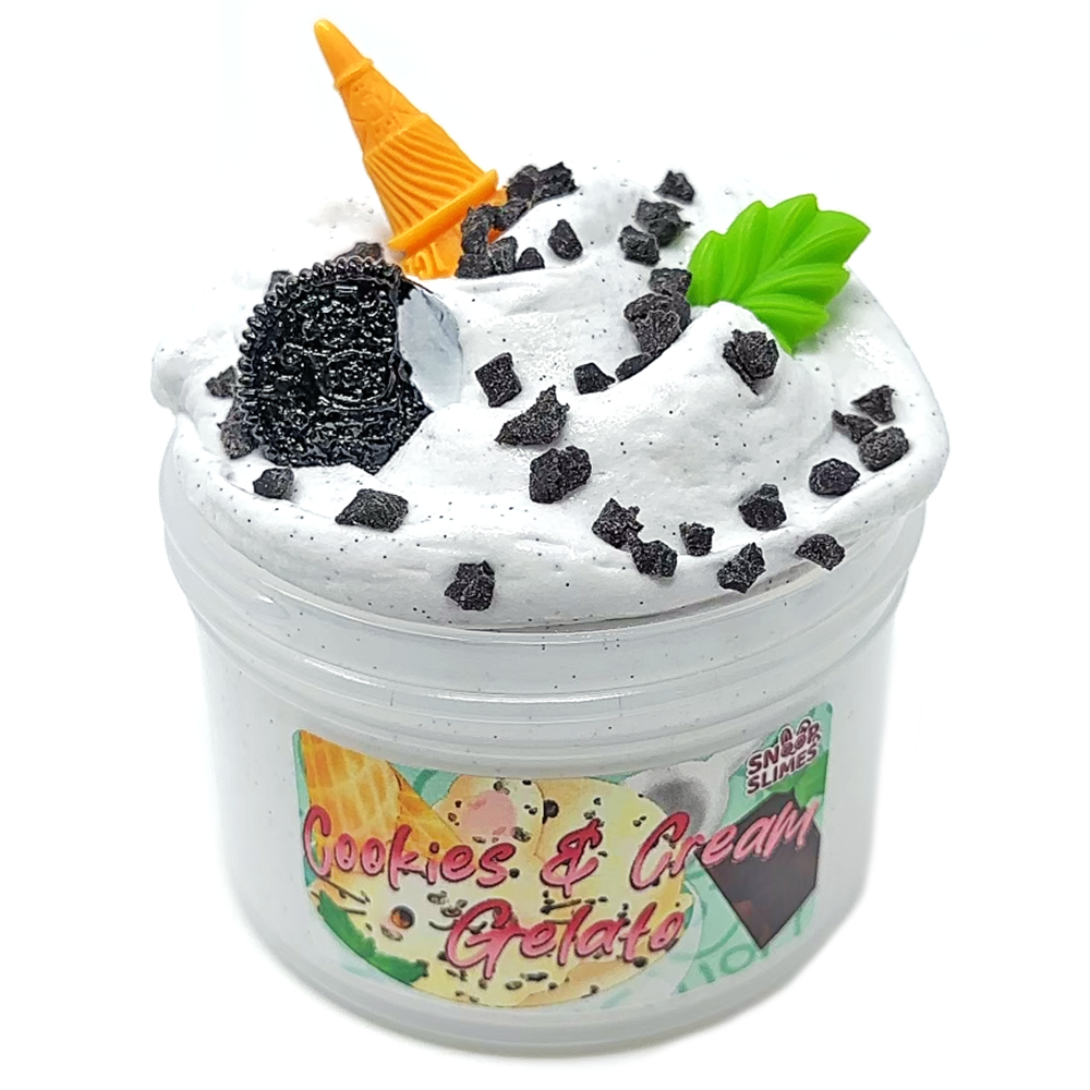 Cookies and Cream Floam Slime