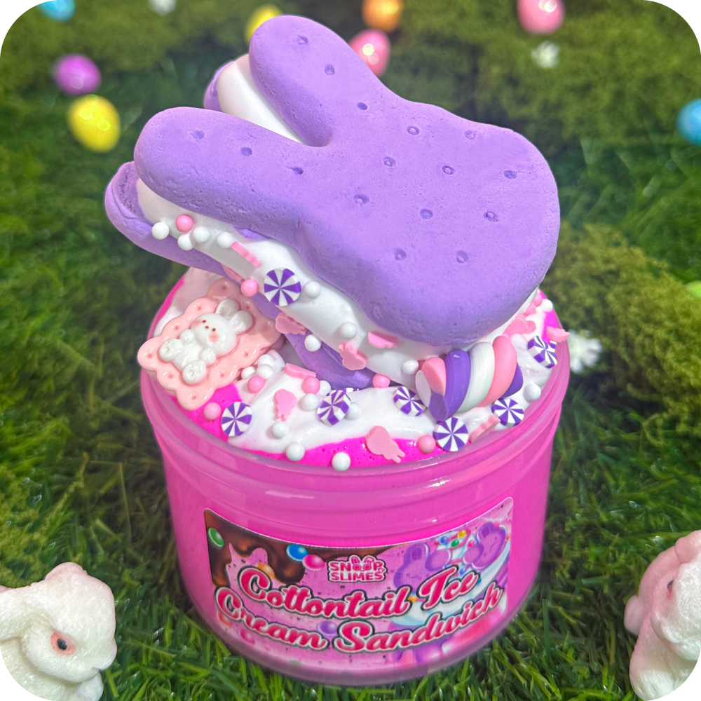 Cottontail Ice Cream Sandwich Slime | Snoopslimes – snoopslimes Cottontail Ice Cream Sandwich Slime | Snoopslimes – snoopslimes