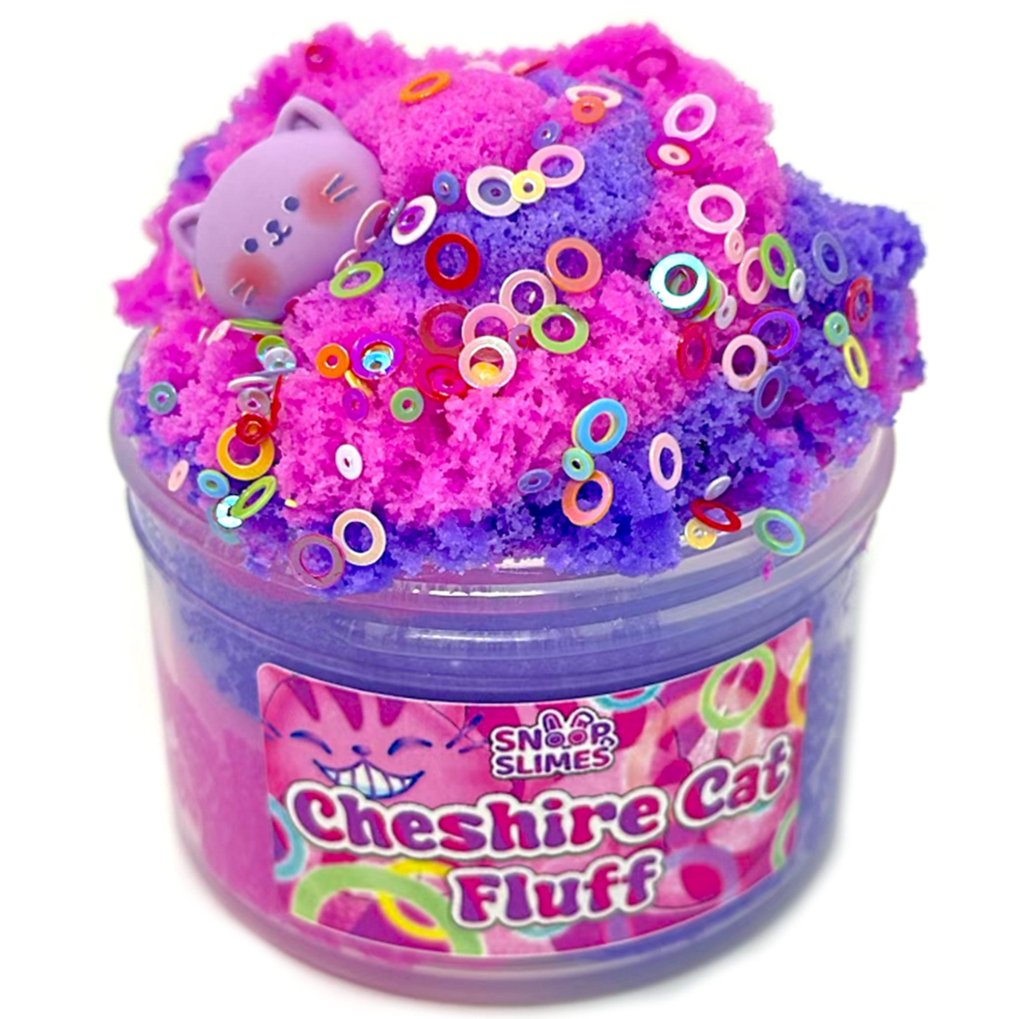 Cheshire Cat Fluff Slime