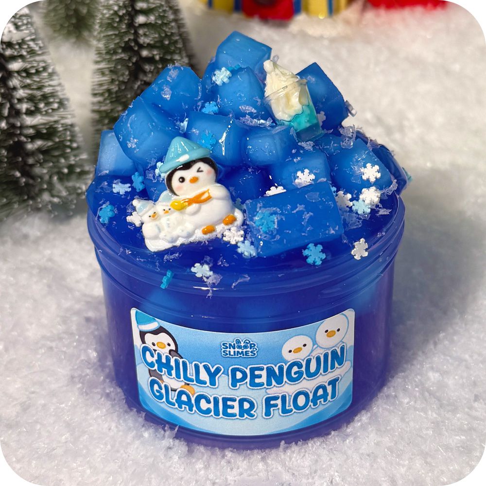 Chilly Penguin Glacier Float Slime