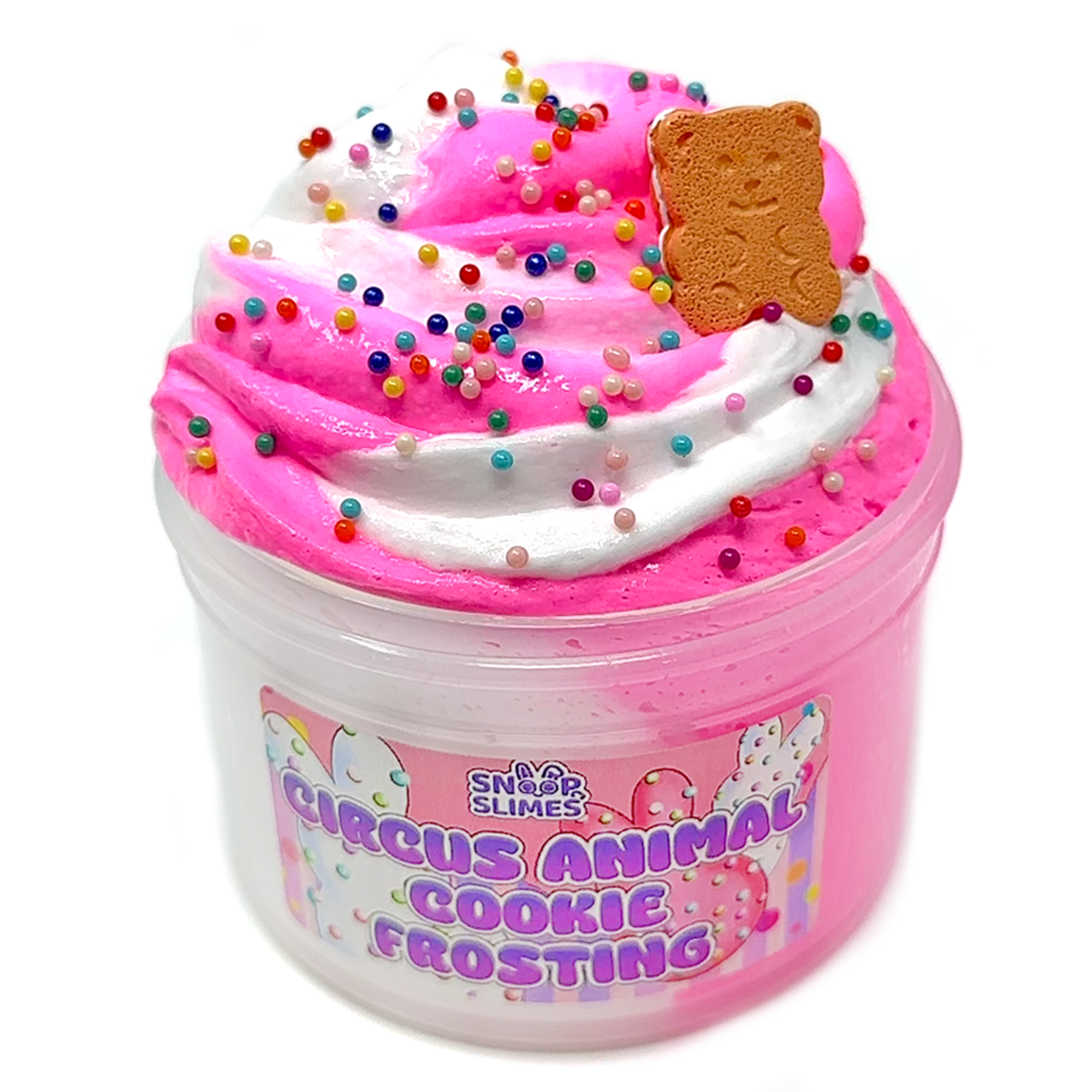 Circus Animal Cookie Frosting Slime