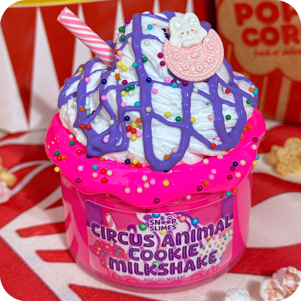 Circus Animal Cookie Milkshake Slime