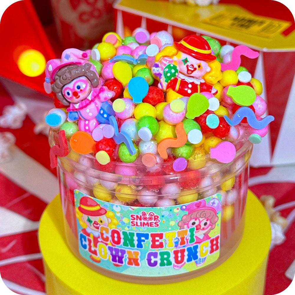 Confetti Clown Crunch Slime
