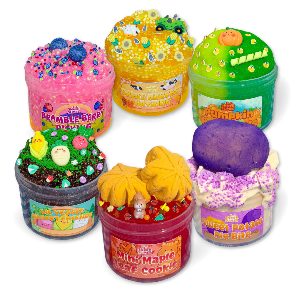 Fall Farmer's Market Slime Bundle
