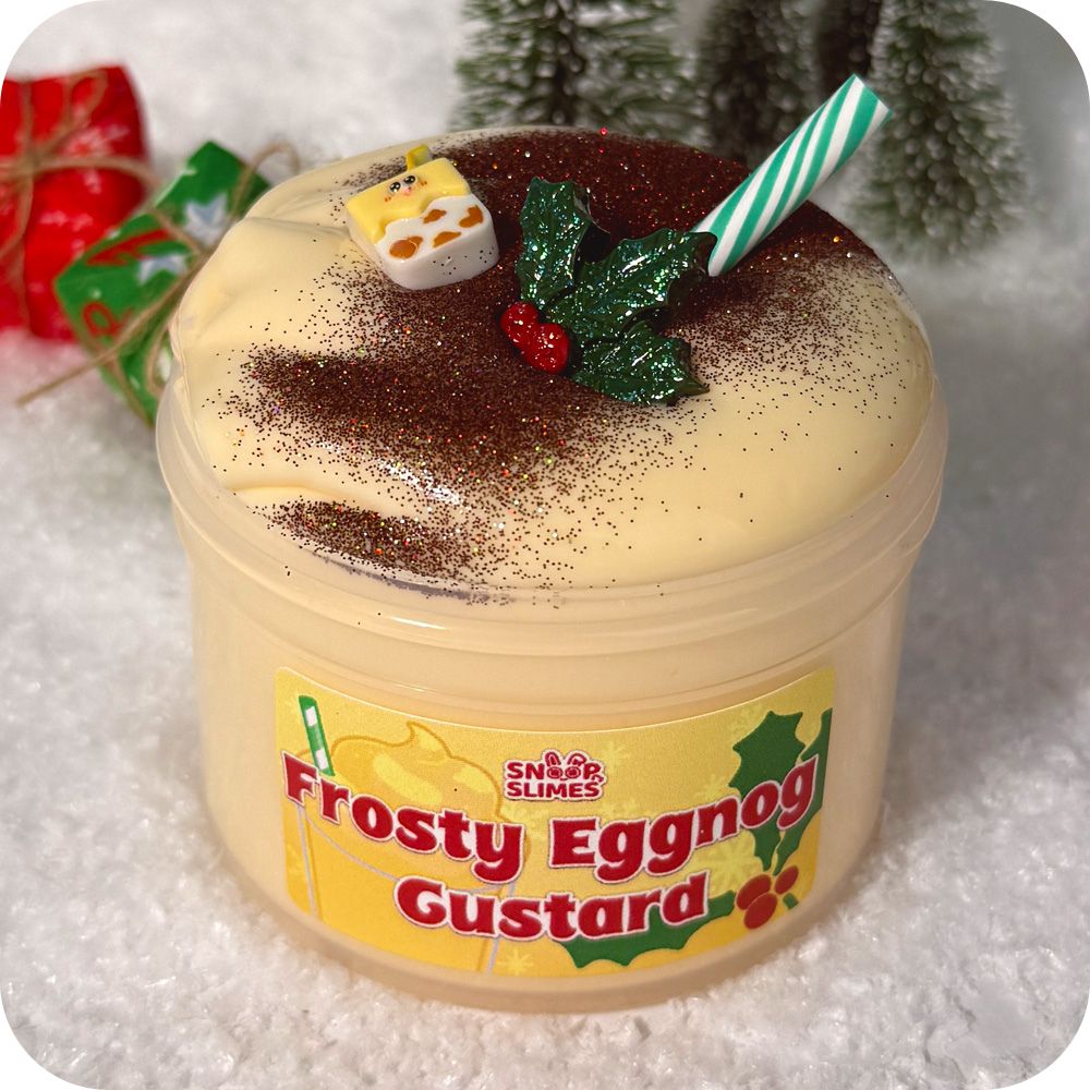 Frosty Eggnog Custard Slime