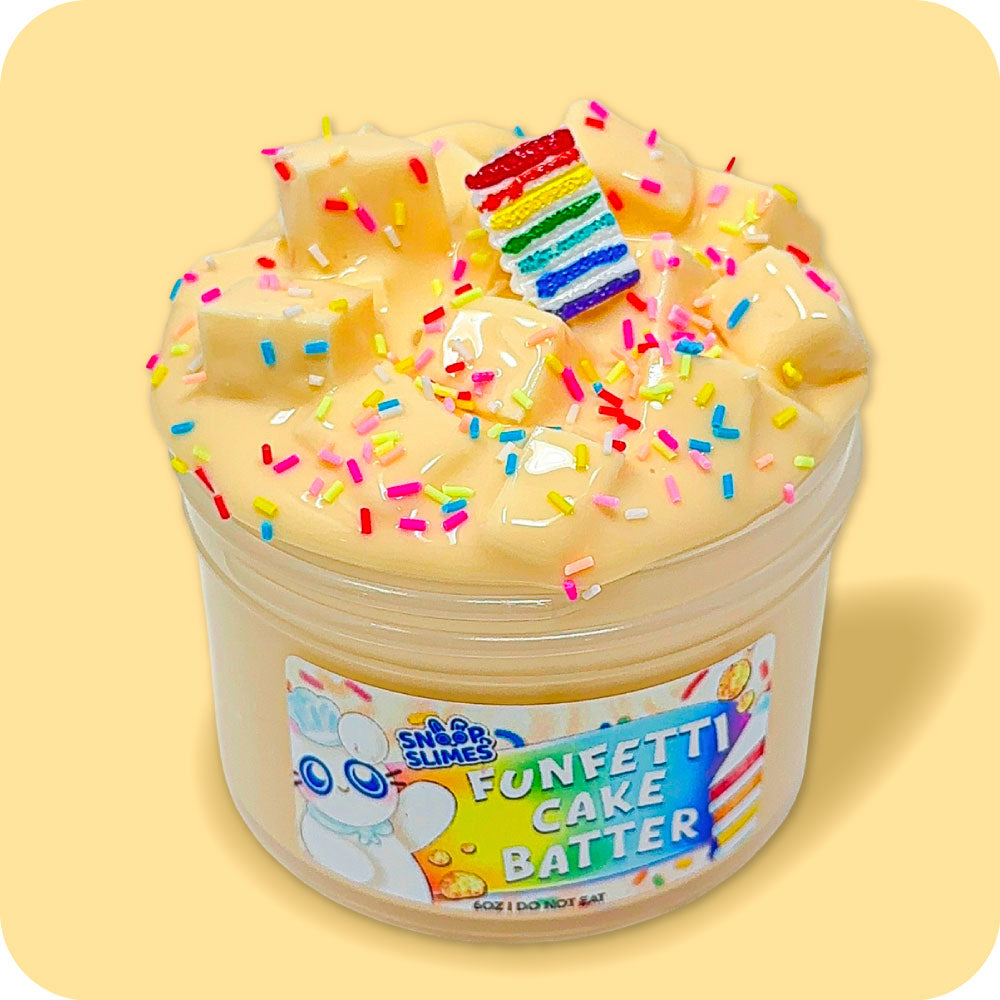 Funfetti Cake Batter Slime