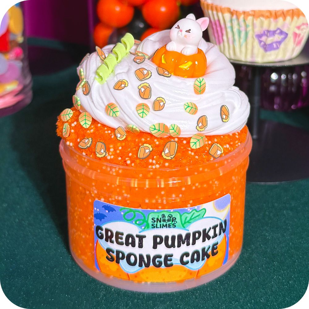 Great Pumpkin Sponge Cake Slime