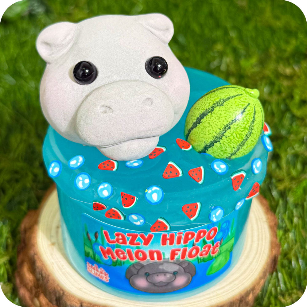 Lazy Hippo Melon Float Slime