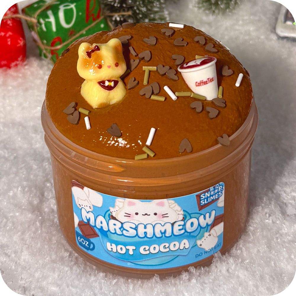 Marshmeow Hot Cocoa Slime