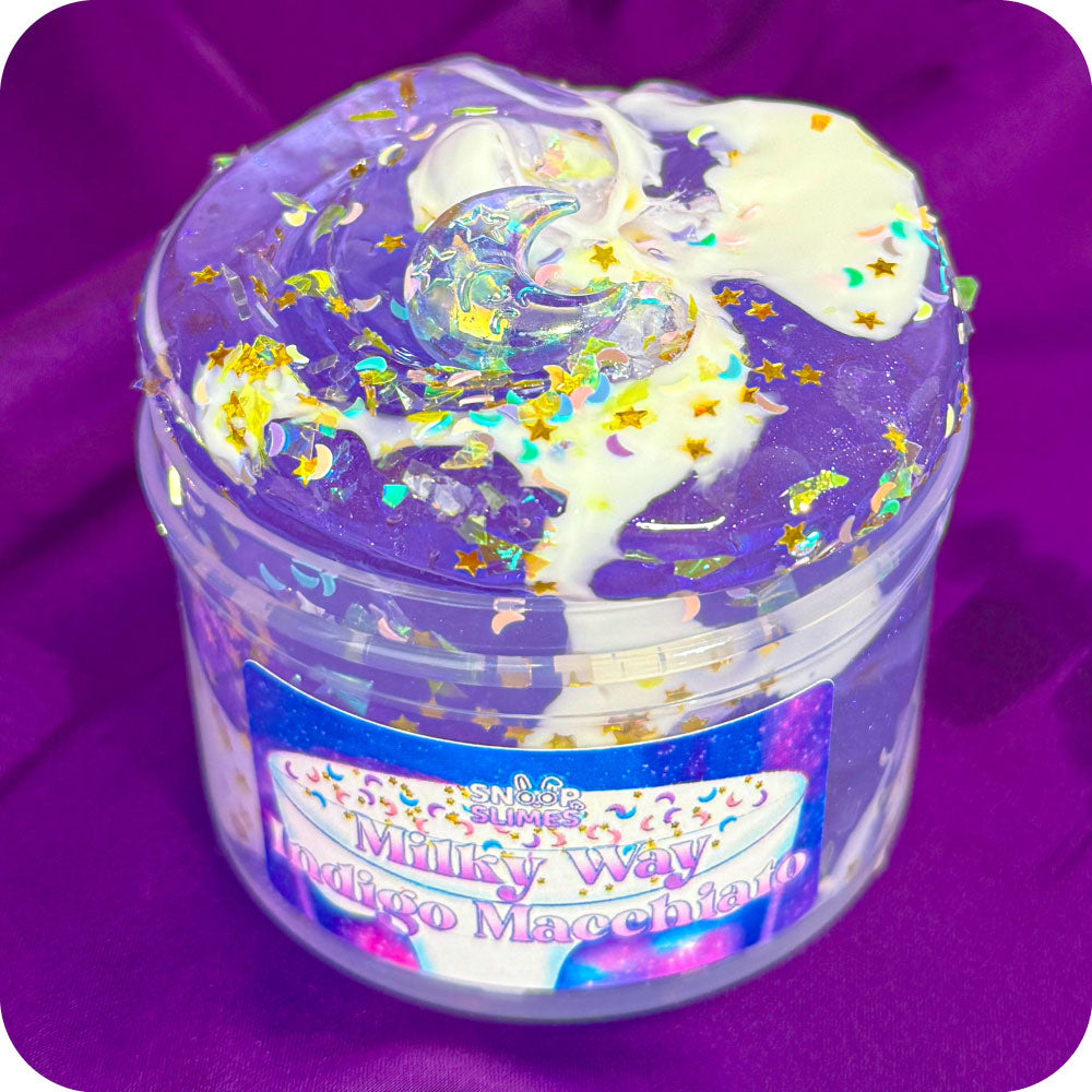 Milky Way Indigo Macchiato Slime