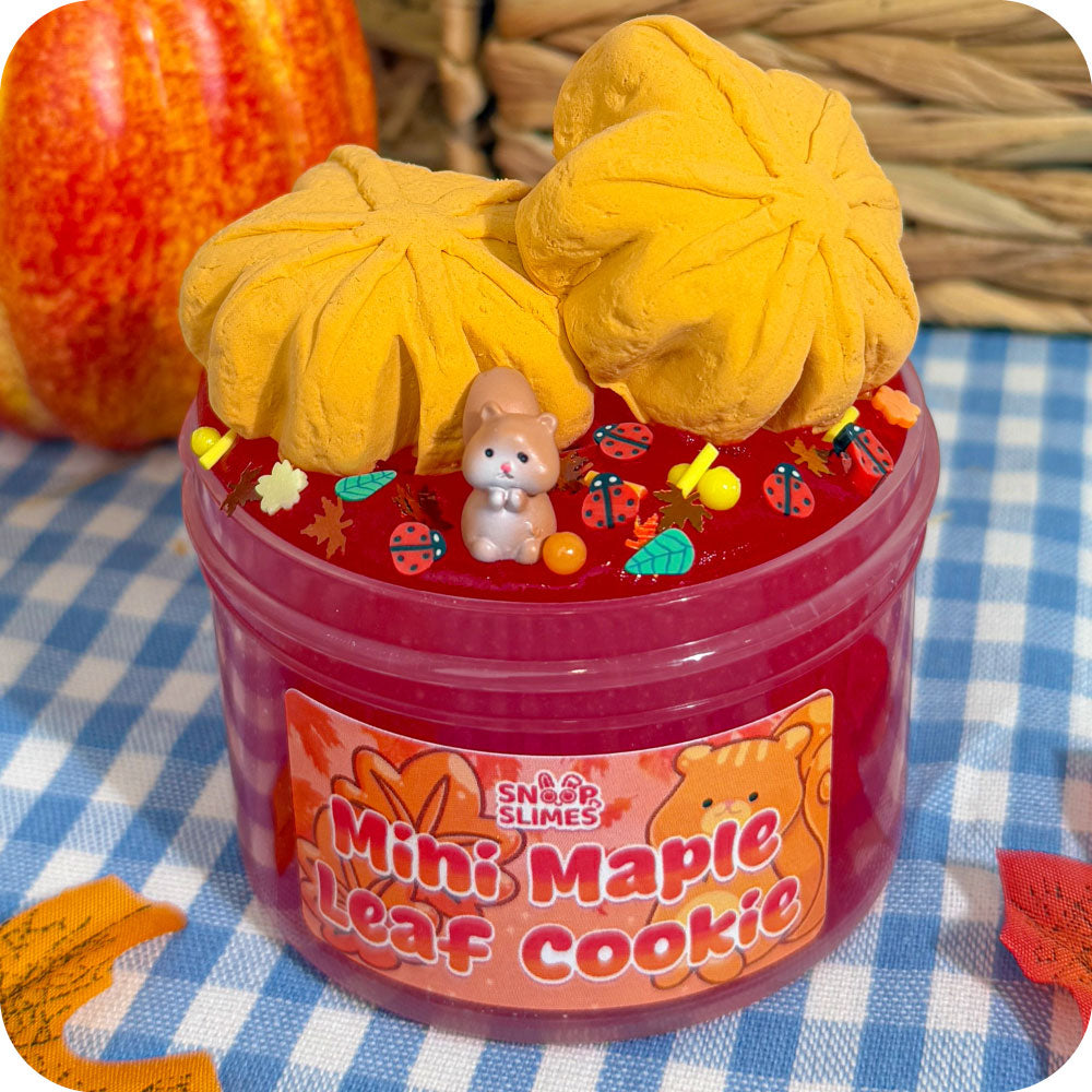 Mini Maple Leaf Cookie Slime