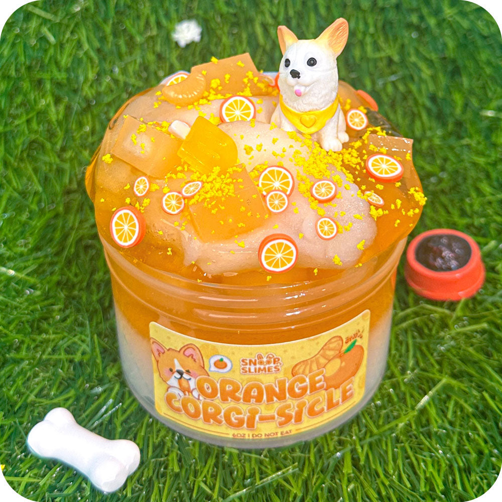 Orange Corgi-sicle Slime