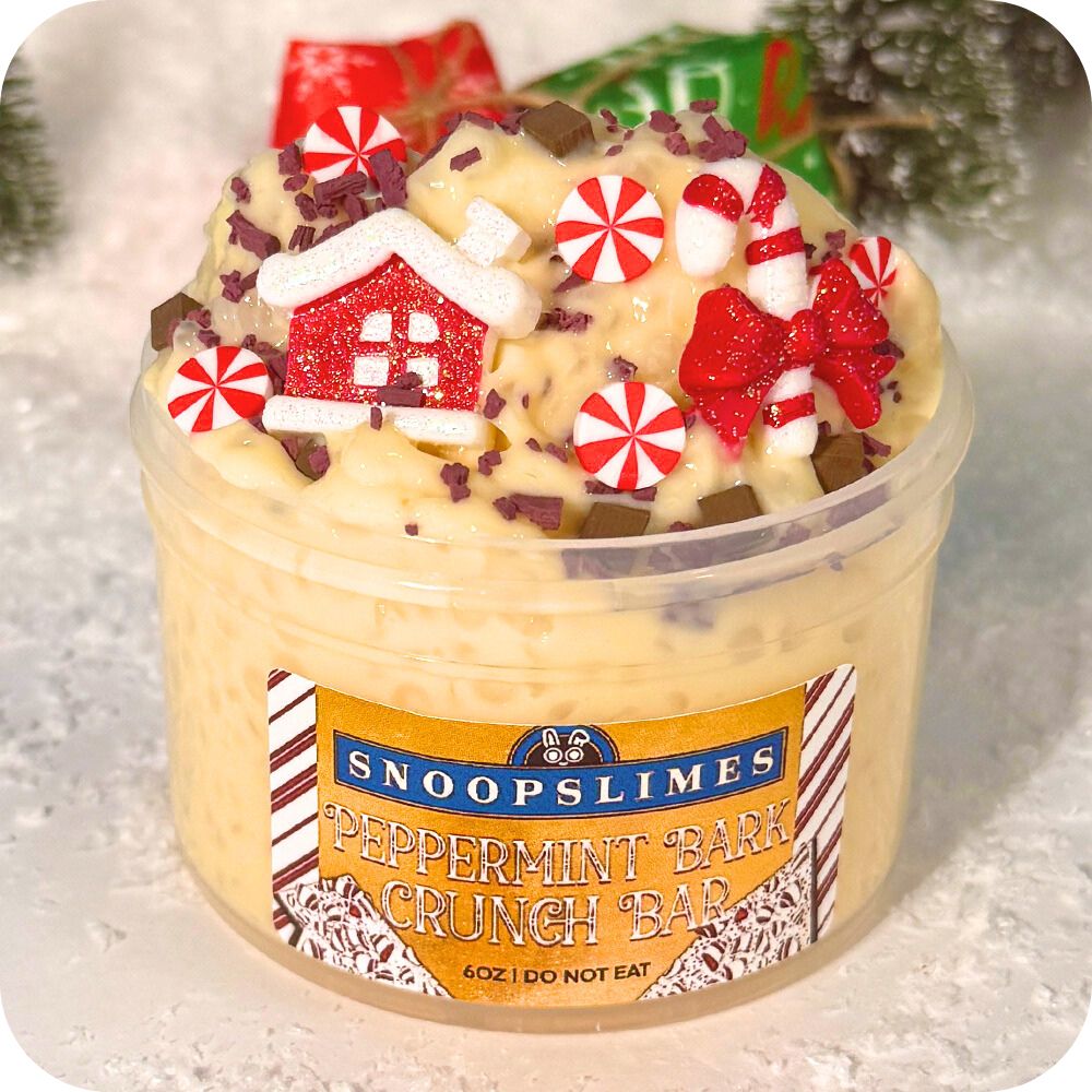 Peppermint Bark Crunch Bar Slime