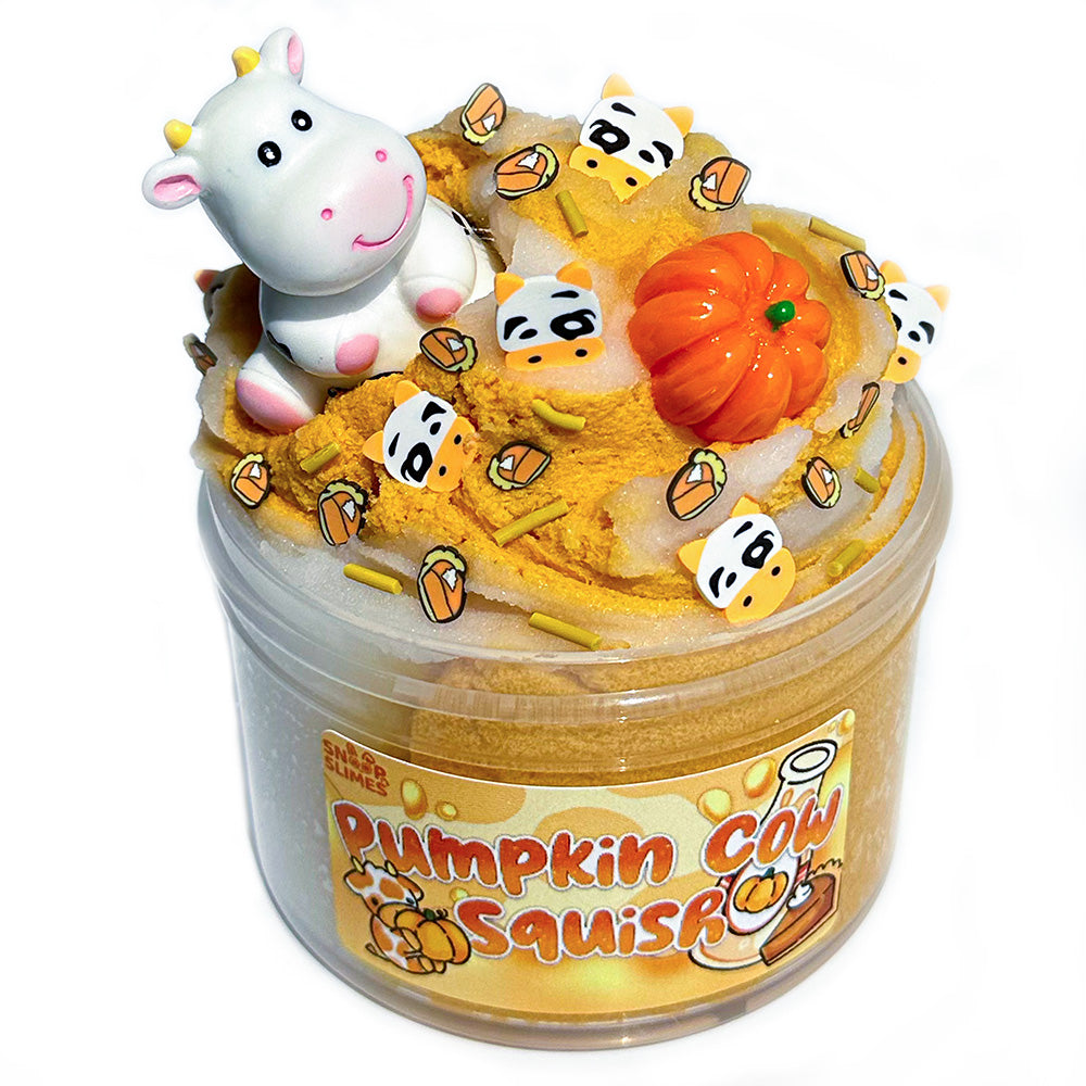 Pumpkin Cow Squish Slime