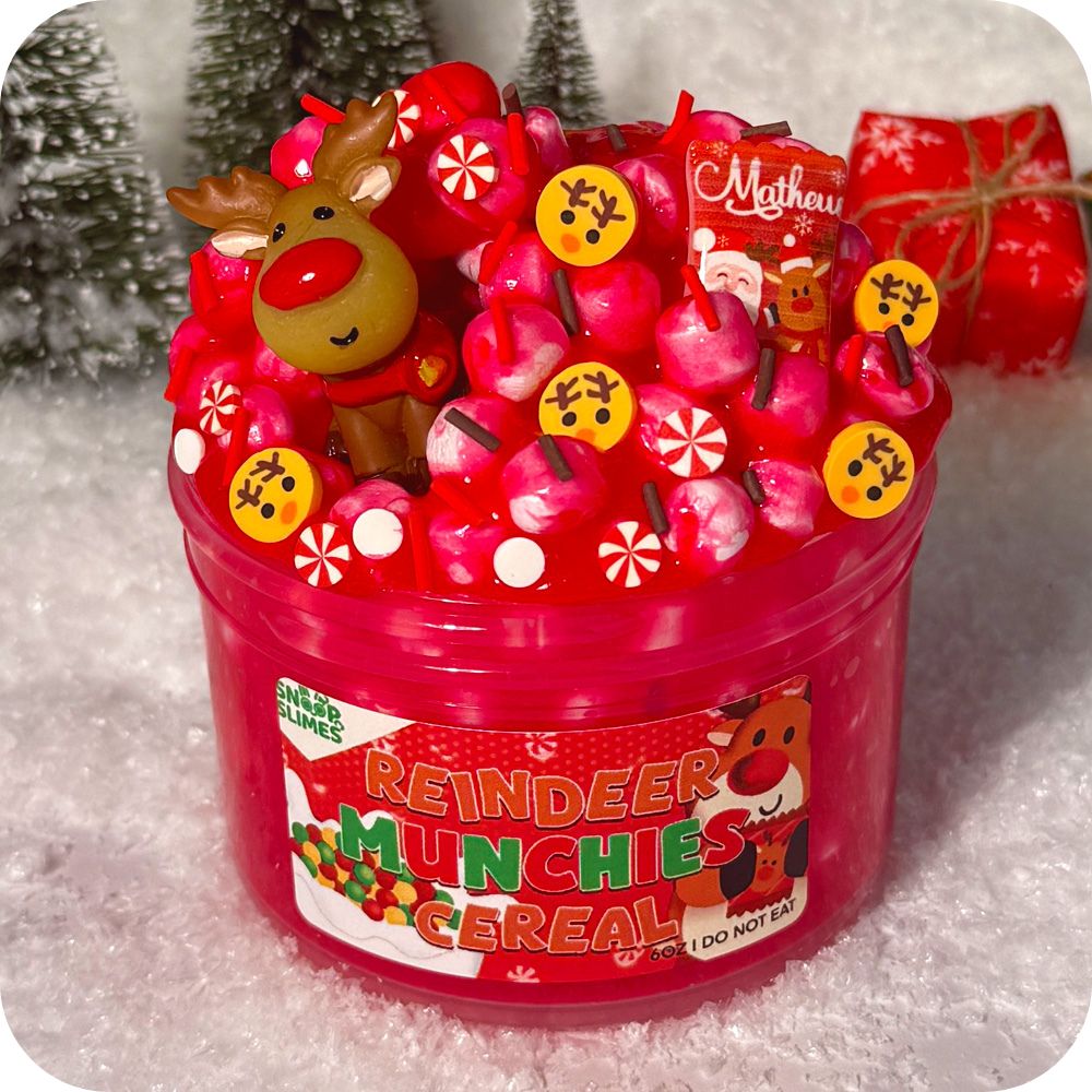 Reindeer Munchies Cereal Slime