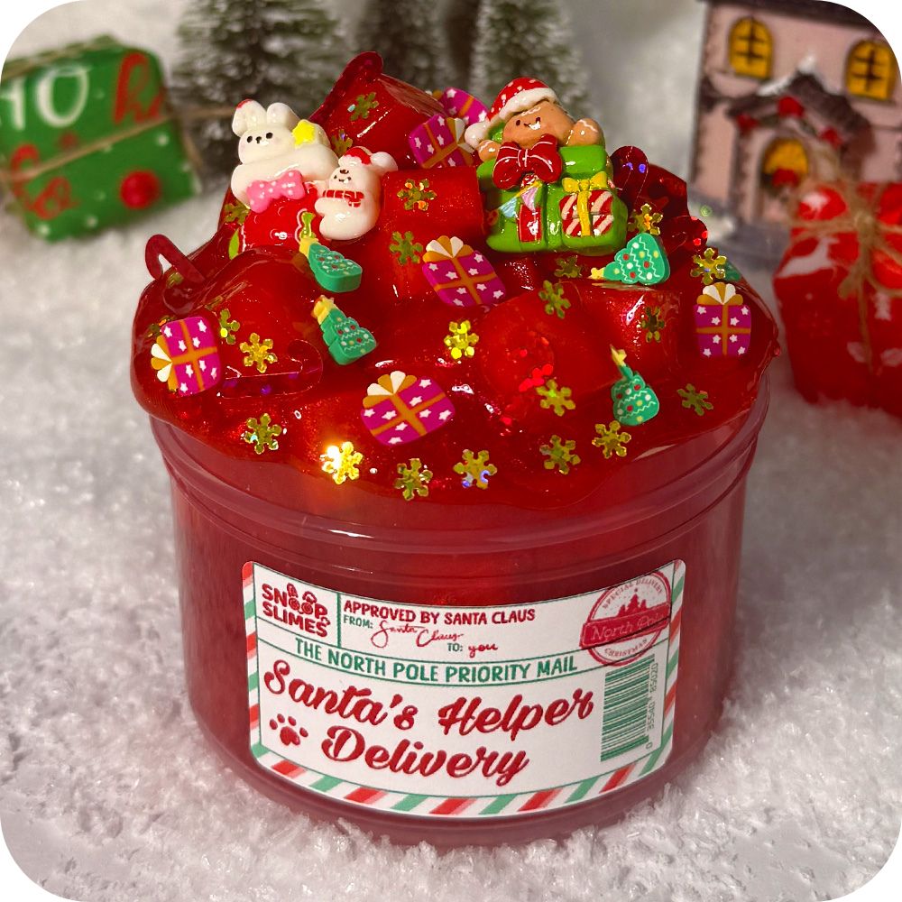 Santa's Helper Delivery Slime