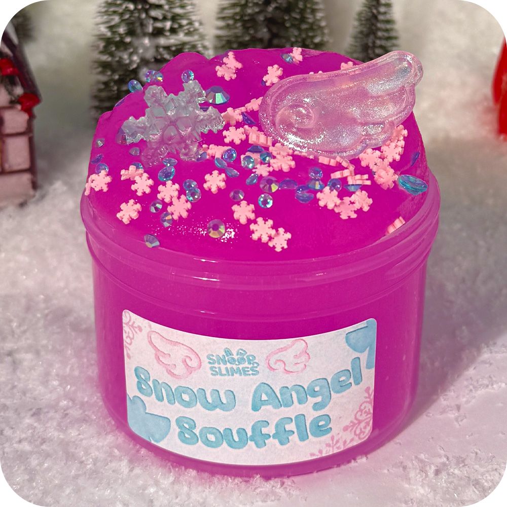Snow Angel Souffle Slime