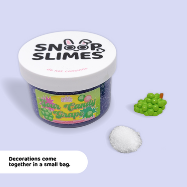 砂糖くん SLOW LOVELESS Sour Candy Grape Slime | Snoopslimes – snoopslimes