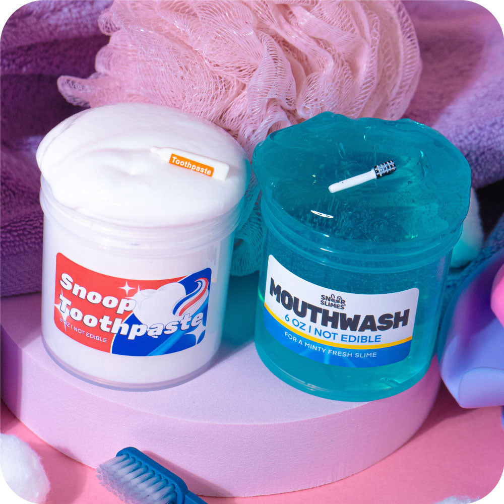 Toothpaste & Mouthwash Slime Bundle