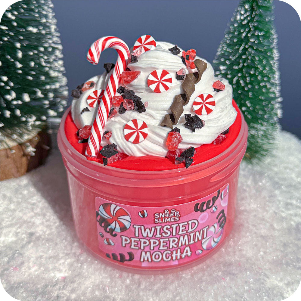 Twisted Peppermint Mocha Slime