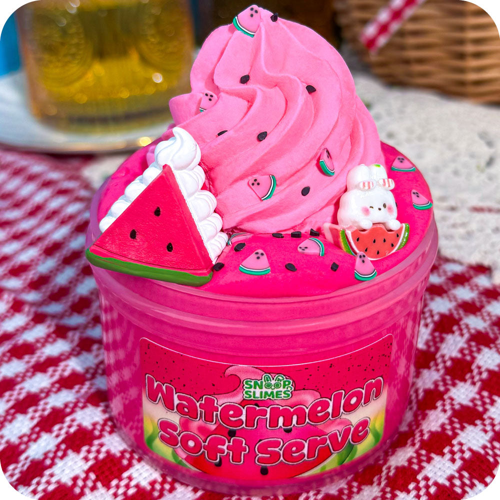 Watermelon Soft Serve Slime