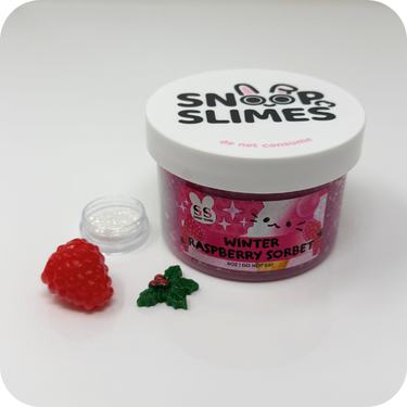 Winter Raspberry Sorbet Slime | Snoopslimes – snoopslimes